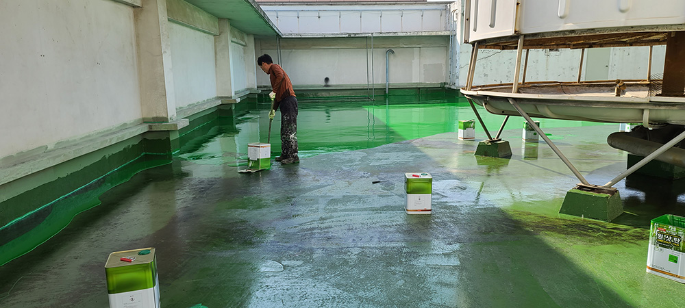 중도 작업 사진