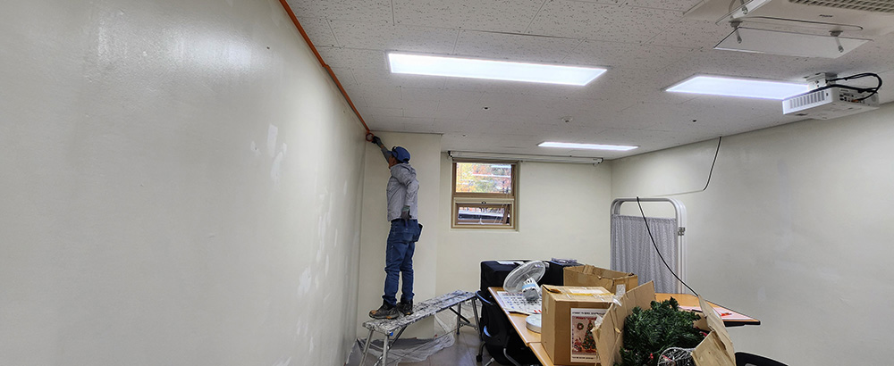 마스킹 테잎,카바링으로 페인트칠 하기전에 보양작업